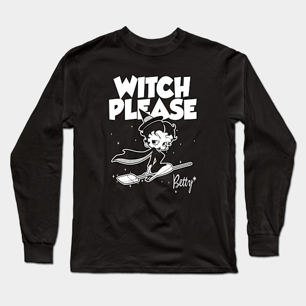 BETTY BOOP - Witch please 2.0 Long Sleeve T-Shirt by KERZILLA